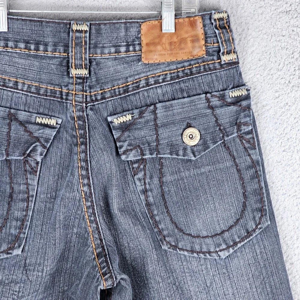 True‎ Religion Jeans Mens 32 Denim High Rise Comfort Straight Leg M24201219